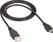 Cable USB 2.0 - Mini 5-Pin Male - Longeur 2M - CCGB60300BK20