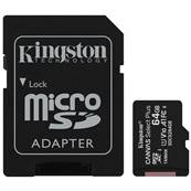 Mémoire Micro SDCard HC - Kingston - 64 Go - Class 10 - Canvas Select Plus