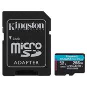 Mémoire MicroSD - KINGSTON - Canvas Go Plus - 256Go - 170 Mo/sec
