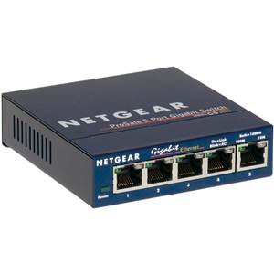 Switch - NETGEAR - 5 Ports - GS-105GE - 10/100/1000Mbits - Gamme Entreprise