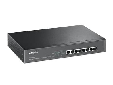 Switch - TPLINK - 8 Ports - TL-SG1008MP - 10/100/1000Mbits - Gigabits - 4 Ports POE