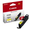 Cartouche Canon CLI-551 Y XL - Jaune - 6446B001