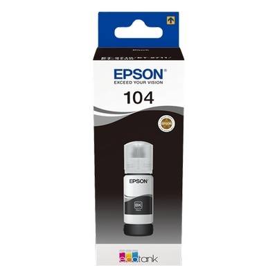 Bouteille d'encre EPSON ECOTANK 104 - Noir - C13T00P140