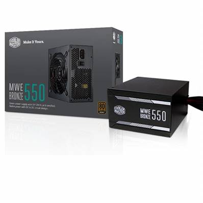 Alimentation - COOLER MASTER - MWE 550W - 80 PLUS Bronze