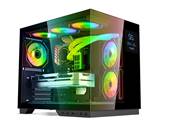 Boitier Tour Panoramique - Spirit of Gamer - SPARK - Blanc - 6 Ventilateurs