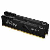 DDR4 - KINGSTON - 32Go ( 2 x 16Go ) - 3200MHz - FURY Beast RGB