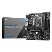 Carte Mère MSI PRO B660M-G DDR4 - Socket 1700 - CPU Intel 12ème Génération