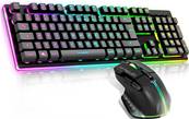 Pack Clavier Sans fil + Souris Sans fil - Spirit of Gamer - ULTIMATE 600 - WIRELESS DARK - Noir