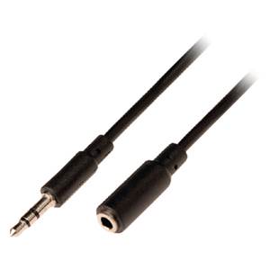 CABLE AUDIO JACK 3.5 Male/Femelle - 5m - VALUELINE VLAP22050B50