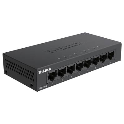 Switch - D-LINK - 8 Ports - DGS-108 - 10/100/1000Mbits - Gigabits - Gamme Entreprise