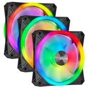 Pack de 3 Ventilateur 12 cm - CORSAIR - QL120 RGB - LED RGB