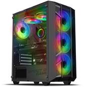 Boitier Tour - Spirit of Gamer - REBEL NX DARK - Noir - 4 Ventilateurs