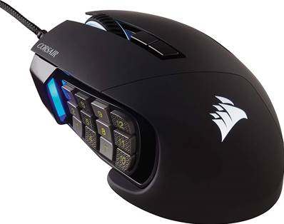 Souris - Corsair - SCIMITAR ELITE RGB - MOBA/MMO Gaming Mouse - Noire