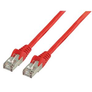 CABLE RESEAU - F/UTP - CAT 6 - 0.25m - Rouge - VLCP85210R0.2