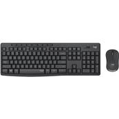 Pack Clavier + Souris Logitech Silent Wireless Combo MK295