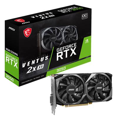 PCI-E16X , MSI , Nvidia GEFORCE RTX3050 - 6Go - VENTUS 2X OC