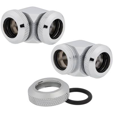 Pack de 2 Embouts 14mm - CORSAIR - Hydro X Series XF - 90 Degree - Chrome - ( CX-9052014-WW )