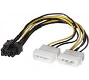 Cable d'alimentation CG 2 x Molex vers 8 pin