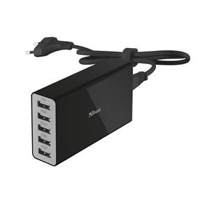 Chargeur Secteur - 5 Port USB (25W) - TRUST - 20014