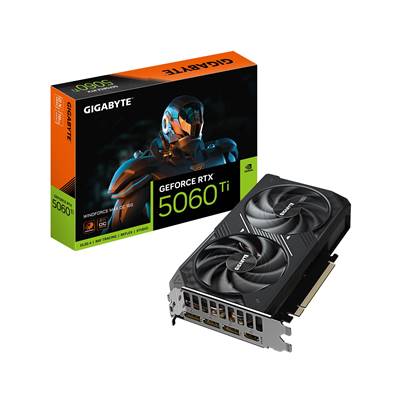 PCI-E16X , GIGABYTE , Nvidia GEFORCE RTX5060Ti - 16Go - WINDFORCE MAX OC 8GD