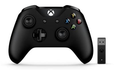 Manette Microsoft XBOX One sans fil pour PC - Noir