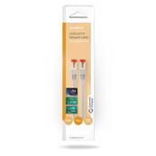 Cable Reseau RJ45 - S/FTP - 1 m - CAT 6 - Gris - CCGB85221GY100