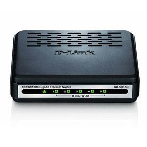 Switch - D-LINK - 5 Ports - GO-SW-5G - 10/100/1000Mbits - Gigabits