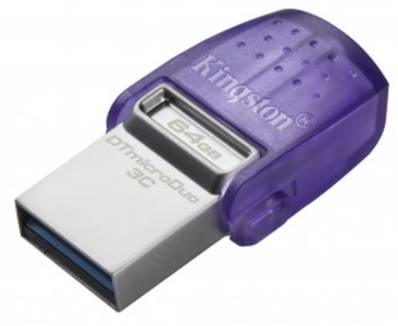 Clé Mémoire Kingston Data Traveler Micro OTG - 128Go USB3.2