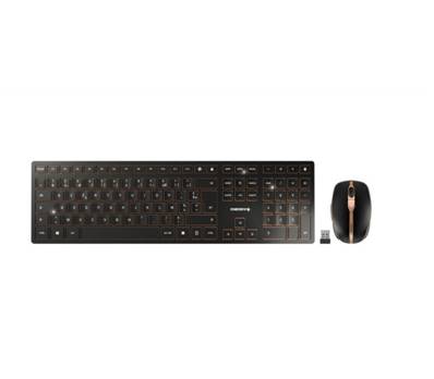 Pack Clavier + Souris - CHERRY - DW9100 Slim Argent - Sans fil