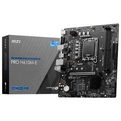Carte Mère MSI H610M-E D5 - Socket 1700 - DDR5