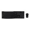 Pack Clavier + Souris Logitech Wireless Combo MK270