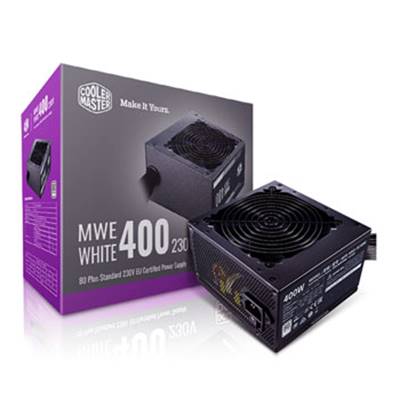 Alimentation - COOLER MASTER - MWE WHITE 400W V2 - 80 PLUS