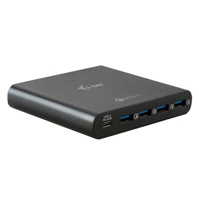 Chargeur universel - I-TEC - 80W - Prise secteur vers Ports USB-C ou USB-A - CHARGER80W