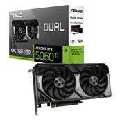 PCI-E16X , ASUS , Nvidia GEFORCE RTX5060Ti - 16Go - DUAL OC