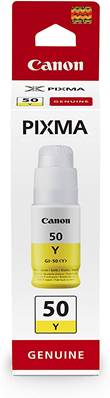 Bouteille d'encre Canon GI-50Y - Jaune - 3405C001