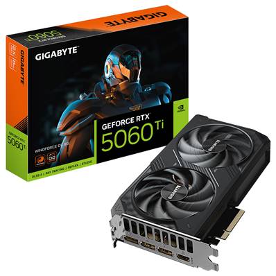 PCI-E16X , GIGABYTE , Nvidia GEFORCE RTX5060Ti - 8Go - WINDFORCE OC