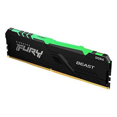 DDR4 - KINGSTON - 16Go ( 2 x 8Go ) - 3200MHz - FURY Beast RGB