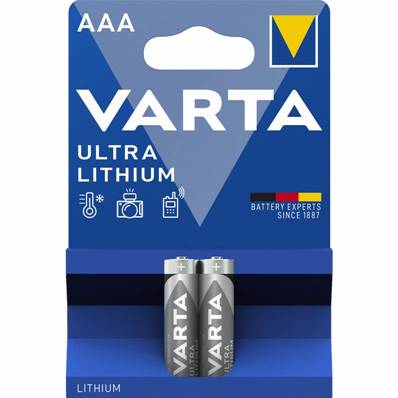 PILE VARTA LR03 X2 - LITHIUM