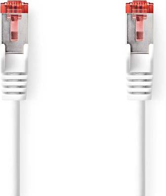 Cable Reseau RJ45 - S/FTP - 30 m - CAT 6 - Blanc - CCGB85221WT300