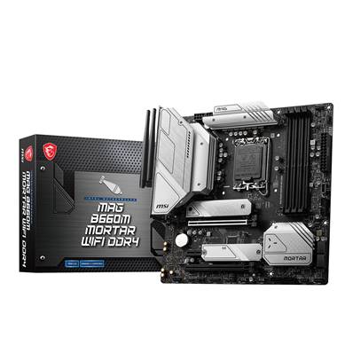 Carte Mère MSI B660M MORTAR - Socket 1700 - DDR5 - CPU Intel 12ème Génération