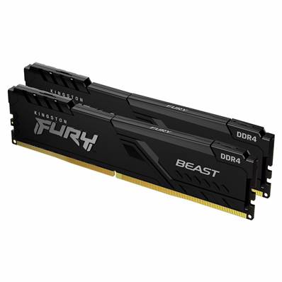 DDR4 - KINGSTON - 32Go ( 2 x 16Go ) - 3200MHz - FURY Beast RGB