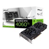 PCI-E16X , PNY , Nvidia GEFORCE RTX4060Ti - 8Go - VERTO DUAL