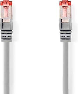 Cable Reseau RJ45 - S/FTP - 15 m - CAT 6 - Gris - CCGP85221GY150