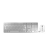 Pack Clavier + Souris Wireless CHERRY DW 9000 SLIM - Couleur Silver