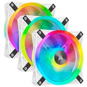 Pack de 3 Ventilateur 12 cm - CORSAIR - QL120 - BLANC - LED RGB ( CO-9050104-WW )