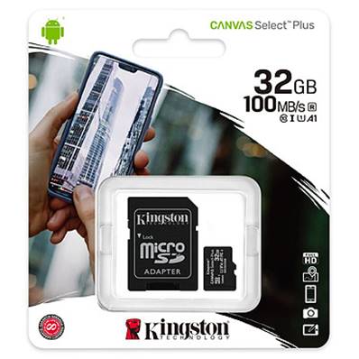 Mémoire Micro SDCard HC - Kingston - 32 Go - Class 10 - Canvas