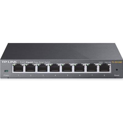 Switch - TPLINK - 8 Ports - TL-SG108E - 10/100/1000Mbits - Gigabits