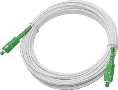 Cable Fibre Optique - FB122G - SC-APC/APC - 10m - Blanc
