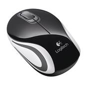 Souris - Logitech - M187 - Sans fil - Noire et Blanche