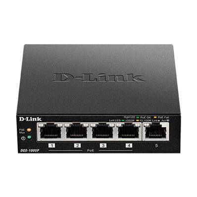 Switch - DLink - 10/100/1000Mbits Gigabit - 8 Ports - POE - DGS-1008P